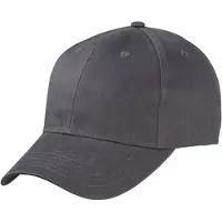 Myrtle beach Volwassenen Unisex Geborsteld 6 Paneelkapje (Koolstofgrijs)