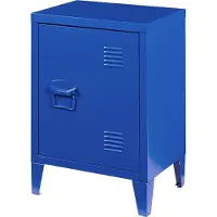 En.casa Nachtkastje Inari metaal 57x40x30 cm blauw []