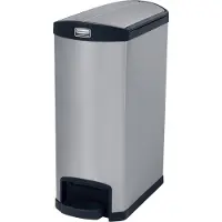 Rubbermaid RVS Pedaalemmer Smal | 50 L