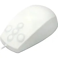 Contour Design AK-PMT2LB-US-W ACTIVE KEY Hygiene 5 Buttons Scroll Mouse Fully whit