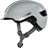 ABUS Fietshelm HUD-Y race grey L - 57-61 cm - grijs - Geschikt voor gebruik op elektrische fietsen - stadsfietsen - 330 g
