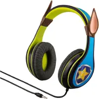 EKids - Disney Paw Patrol Chase Youth Headphones for kids with Volume Control to protect hearing