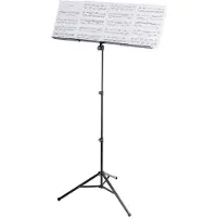 K&M - Konig & Meyer 10062.015.55 Muziekstandaard Robby Plus - Extra breed uitbreidbaar bureau - Stevige basis - Verstelbare hoogte - Compact - Profess