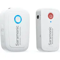 Saramonic Blink500 B1W (TXW+RXW) draadloze dasspeldmicrofoon 2.4 ghz (wit)