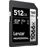 Lexar SDXC Professional UHS-I 1066x 512GB V30