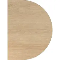 Hjh OFFICE PRO XBA60 W - Aanschuiftafel 60x80 Eiken
