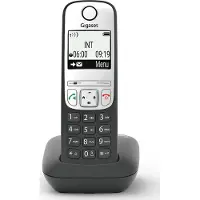 Gigaset A690, Analoog telefoon, Draadloos handset, Sprekenhandsfree, 100 contacten, Zwart, Zilver