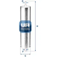 Ufi 31.838.00 Brandstoffilter