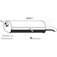ERNST 506083 Einddemper