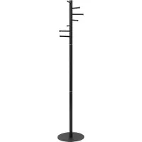 MAUL Kapstok Caurus staand 177cm 7 haken zwart RAL9004