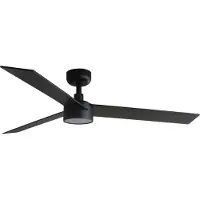 Faro Rudder Plafondventilator Black | Walnut | L (Ø132cm) | LED