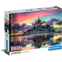 Clementoni Compacte puzzel De prachtige Mont Saint-Michel 1000 stukjes