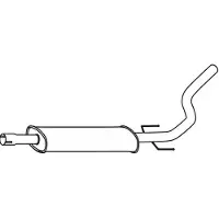 VEGAZ RS-477 Uitlaat middendemper