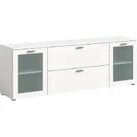 Ebuy24 Xeno TV-meubel 2 laden 2 deuren wit.