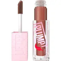 Maybelline Lifter Gloss Plumping Lipgloss Langhoudende Hydratatieformule met Hyaluronzuur en Chilipeper (Verschillende Tinten) - Cocoa Zing
