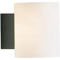 Herstal Evoke wandlamp klein Antraciet-opal glas