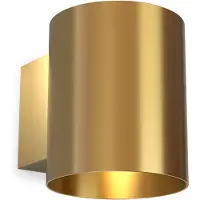 Herstal Evoke wandlamp klein Satin messing