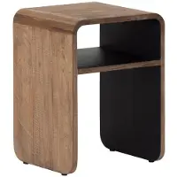 DTP Home Nightstand Evo,55x40x35 cm, recycled teakwood (Bruin, 40x55x35cm)