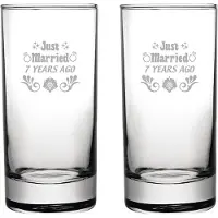 Fusion Gegraveerde set longdrinkglazen 28,5cl Just Married 7 years ago