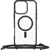 Otterbox React MagSafe iPhone 16 Pro Max Hoesje Met Draagkoord Transparant / Zwart
