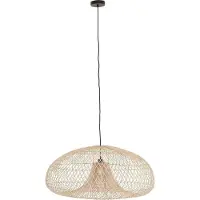 MUST Living Pendant lamp Cala Salada large,39xØ80 cm, pitrit (Naturel, 80x80x39cm)