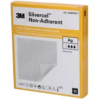 KCI Silvercel Verband Niet Klevend Hydro Alginaat 11x11 cm Cad7011 10 St Verband