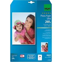 Sigel inkjet Ultra fotopapier A4 260 gram zijdemat 20 vel