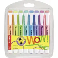 Stabilo Swing Cool 275/8-3 Tekstmarker Kleurenassortiment Breed Beitelpunt - 8 Stuks