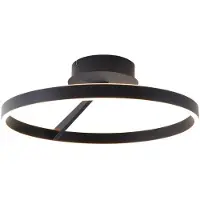 Freelight Plafondlamp Pilota Ø 55 cm zwart
