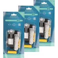 Lumineo 3x stuks adapter 2x AA batterij vervanger