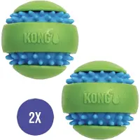 Kong squeezz goomz bal 9 cm 2 st - Honden speelgoed