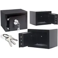 Lean Home Sleutelkluis Staal Zwart 35x25x25cm