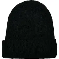 Flexfit Recycled Yarn Waffle Knit Beanie Black - Flexfit 1505RY