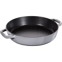 Staub Ijzer Gietijzeren Koekenpan Met Twee Handvatten 26 Cm