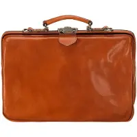 Mutsaers The Classic Aktetas 15.6'' cognac schoudertas heren