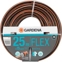 Gardena Tuyau D'Arrosage Comfort Flex – Longueur 25M – Ø15Mm – Anti Noeud Et Indéformable – Garantie 20 Ans (18045-26)
