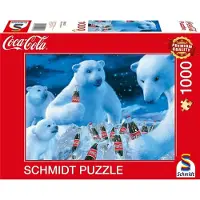 Schmidt puzzel Coca Cola ijsberen - 1000 stukjes - legpuzzel.