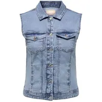 ONLY Carmakoma Bodywarmer 'CARWespa' blauw denim