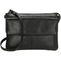 Hide & Stitches Porto Schoudertas - 100% Leer - Zwart