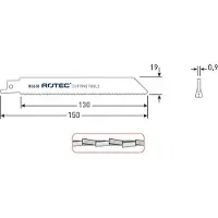 Rotec Reciprozagen RC630 / 922BF (VPE 5 stuks) - 5250630