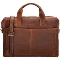Hide & Stitches Japura Laptopbag cognac