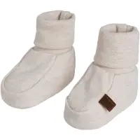 Babys Only Slofjes Melange warm linen - 3-6 mnd