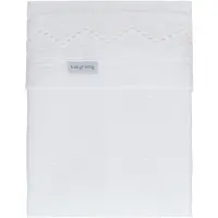 Babys Only Baby's Only ledikantlaken Calm wit - 100% katoen - 120 x 150 cm