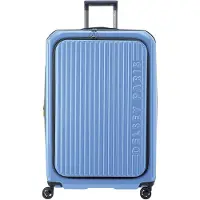 Delsey SECURITIME ZIP Koffer 76 cm - Expandable - Front Opening - 103/109L - TSA Slot - SECURITECH Rits - Lavender Blue