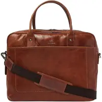 DR Amsterdam Elevate Workbag cognac