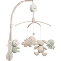 Babys Only Muziekmobiel Animals Laurel Green/Warm Linen