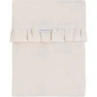 Babys Only Wieglaken Calm warm linen - met ruffle