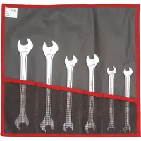 Facom set van 6 extra platte steeksleutels, metrische maten - 31.JE6T