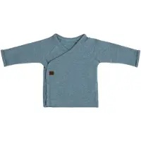 Babys Only Overslagtruitje Melange stonegreen - 44