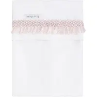 Babys Only Wieglaken gebreide bies Happiness oud roze/ecru